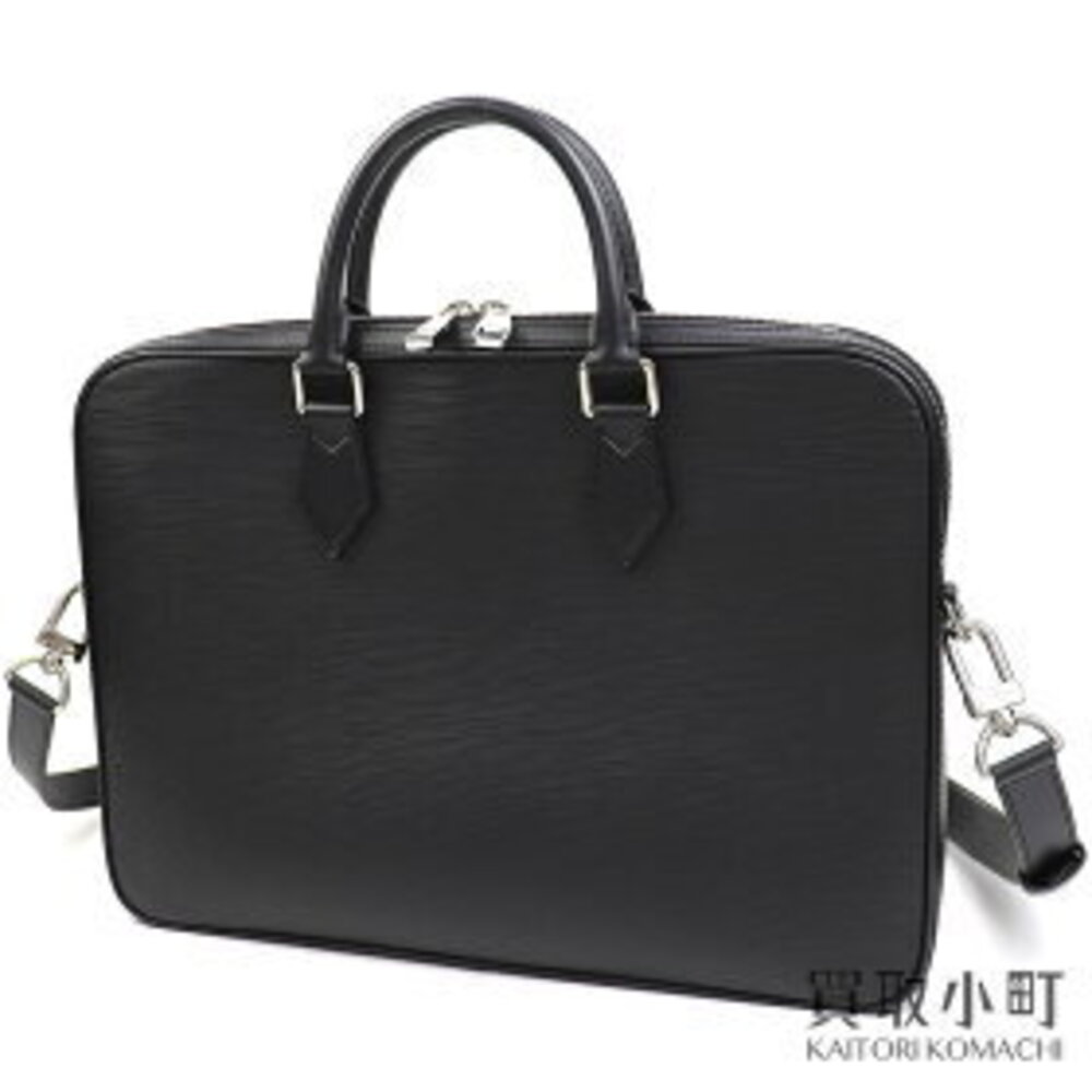 Louis Vuitton Dandy Briefcase Epi Noir shoulder bag business document leather